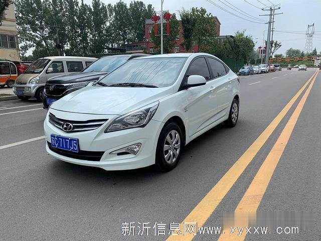 现代 瑞纳 2014款 1.4 手动 TOP 顶级型